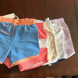 Minnow boys 7-8 swim trunks set of 5